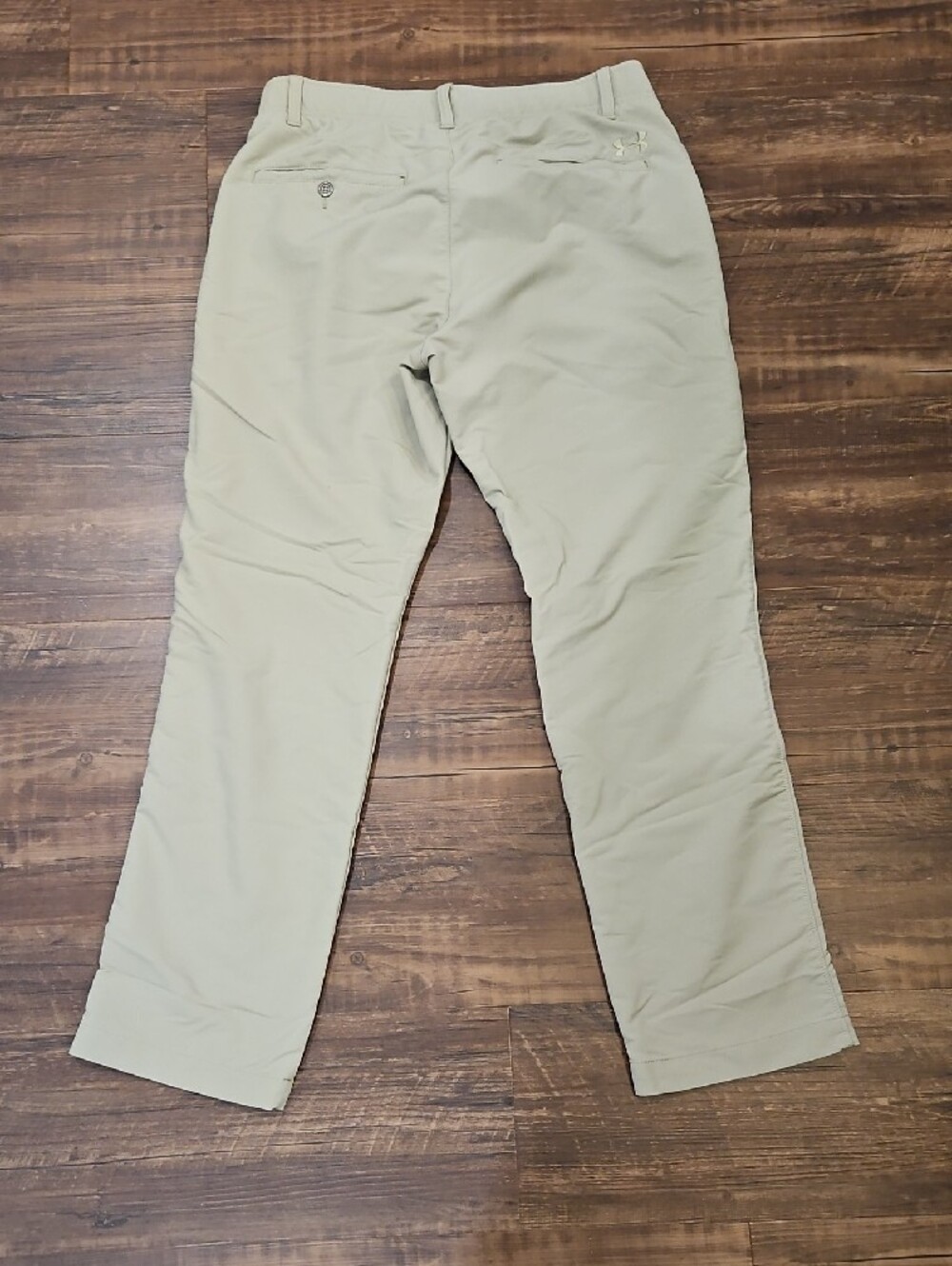 Under Armour Men's Khaki Golf Pants - Picture 4 of 7